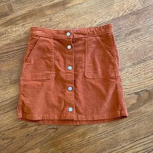 Corduroy Skirt